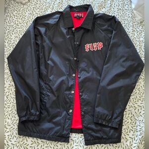 Rare Vintage Y2K Flip Skateboards Coaches Jacket